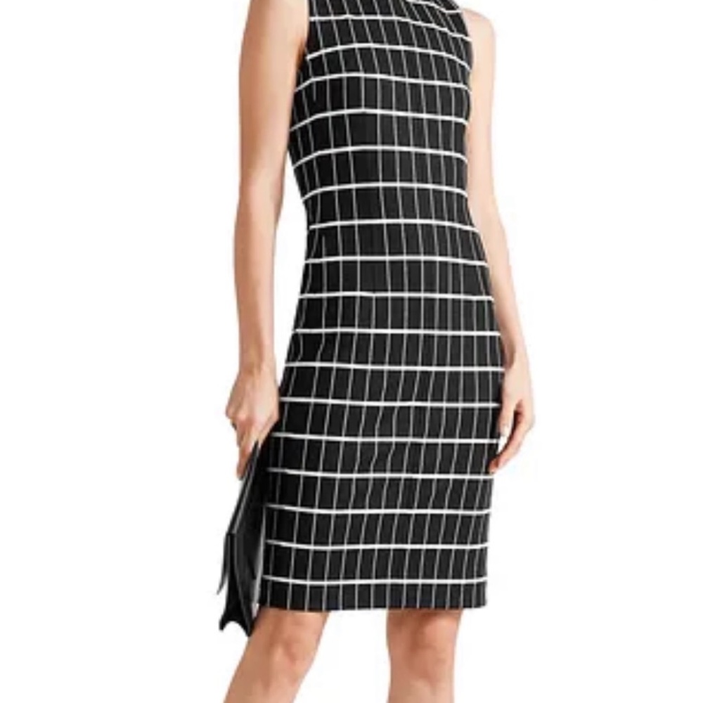 Narciso Rodriguez Checked Jacquard Dress